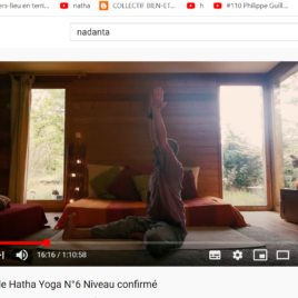 Cours de Yoga en video sur youtube